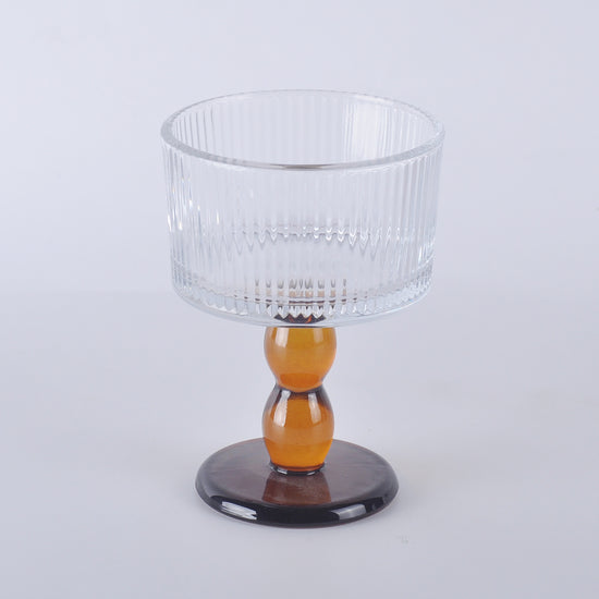 Glass Candle Holder Cup Clinker Candle Cup Candle Containers  | RHE®