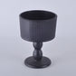 Black Glass Candle Holder Cup Clinker Candle Cup Candle Containers  | RHE®