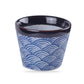 Wave Pattern Ceramic Candle Cups Home Decorations Candle Containers 190ml  | RHE®