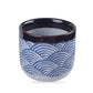 Orbicular Wave Pattern Ceramic Candle Cups Home Decorations Candle Containers 190ml  | RHE®