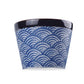 Wave Pattern Ceramic Candle Cups Home Decorations Candle Containers 190ml  | RHE®