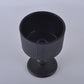 Black Glass Candle Holder Cup Clinker Candle Cup Candle Containers  | RHE®